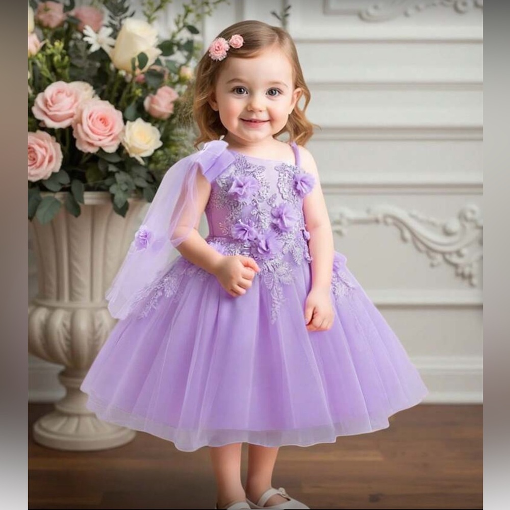 Adorable Lavender Toddler Dress